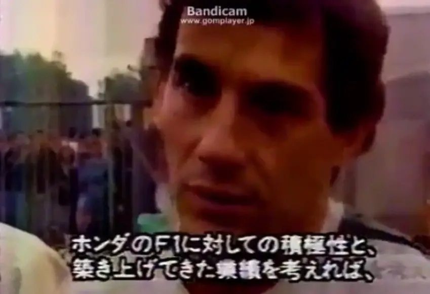 This Is What Ayrton Senna Said When Honda Announced They're Leaving F1