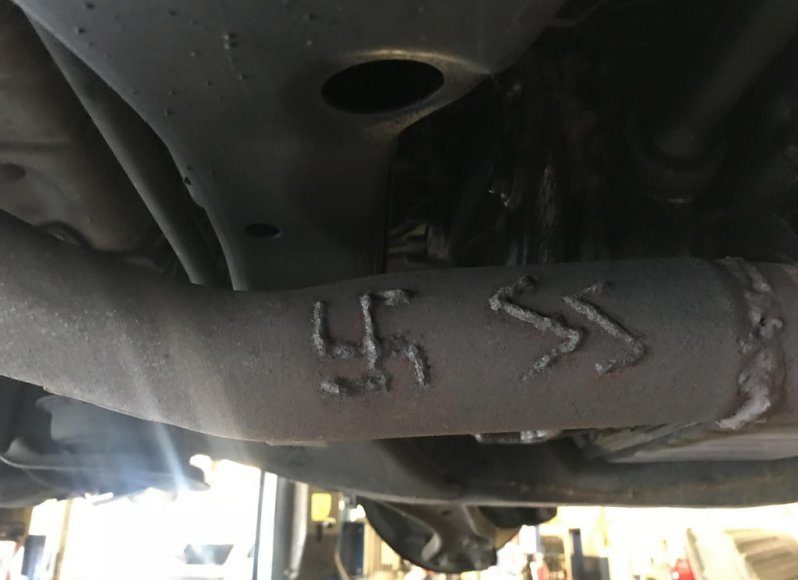 swastika exhaust