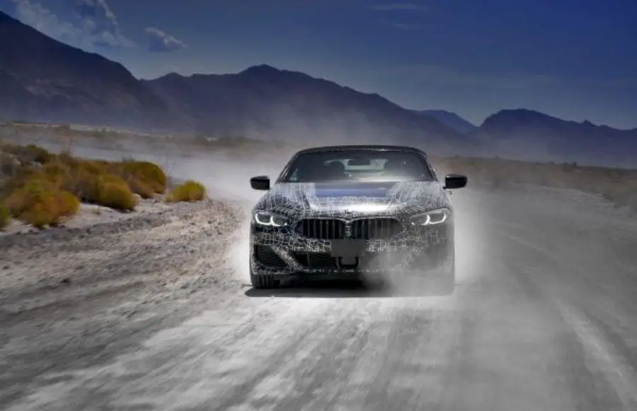 BMW 8-series hot weather testing