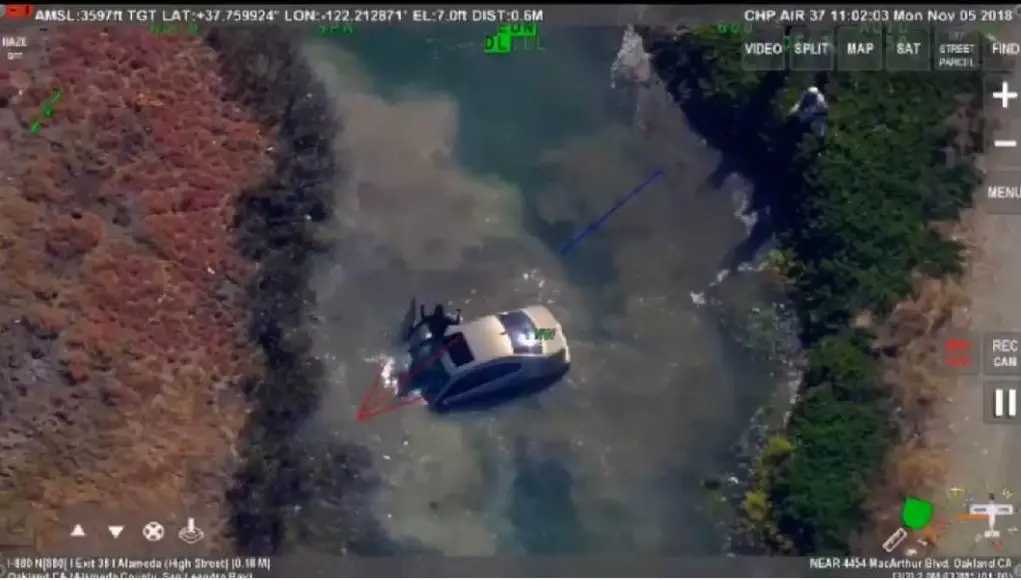 CHP BMW Helicopter canal