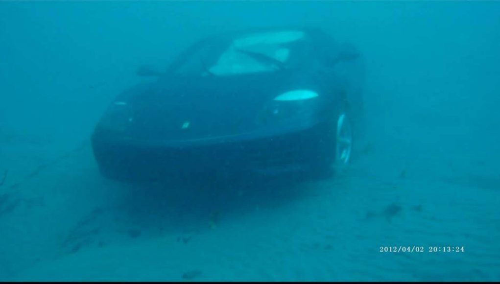 Ferrari underwater