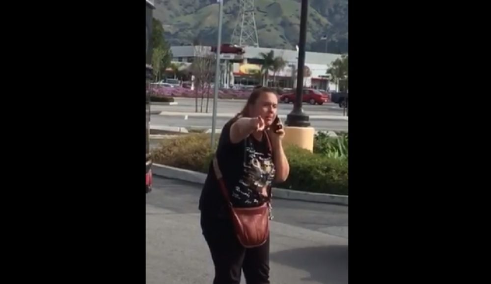 Glendora racist woman