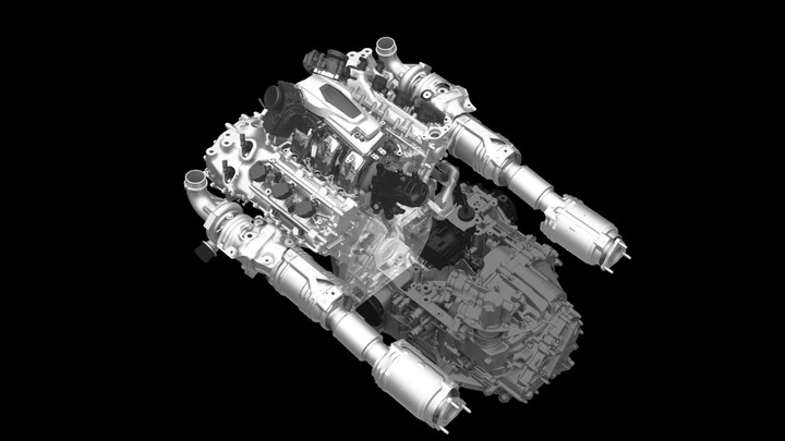 Acura engine layout