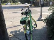 bike scooter blocking flow of traffic