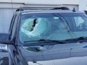 Big rig drive shaft flies through windshield, misses driver on I-94 near Fox Lake, Illinois