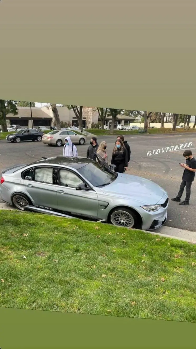 BMW M3 F80 Crash San Jose Car Meet