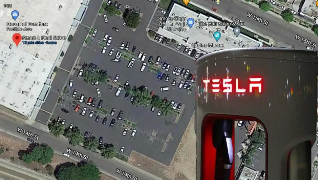 Merced Tesla Supercharger