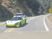 720S crosses double yellow