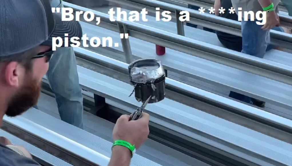 Power Driven Performance Diesel's dyno run sends pistons flying into grandstands