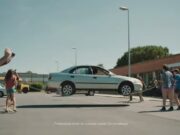 Mystery car jumps rope in Allstate commercial