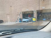 C8 Corvette owner getting tires serviced at Walmart