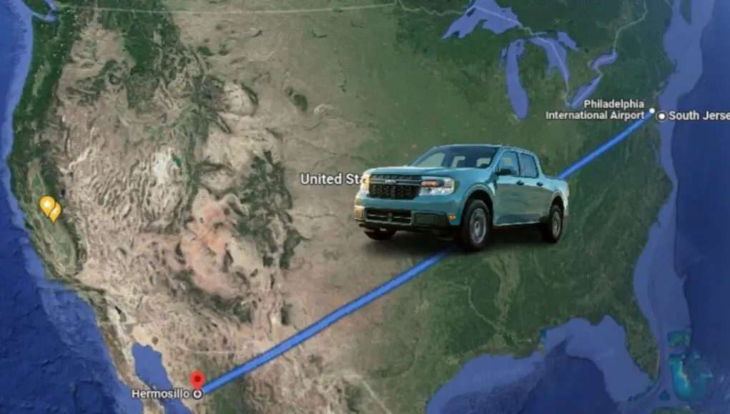 Ford Maverick reservation holder FordPass App notification 2,100 miles away