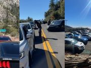 LA County Sherrif's department pulls over 20 cars near Azusa