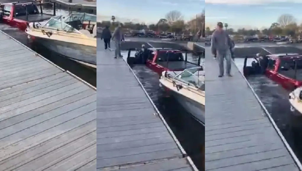Ford F-150 Platinum owner floods truck at Napa River boat ramp near Cuttings Wharf