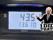 Putin I Did That sticker on a gas pump