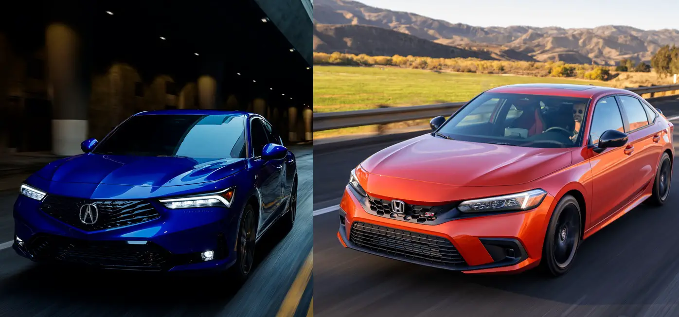 All the differences between the 2023 Acura Integra and 2022 Honda Civic Si Alt Car news