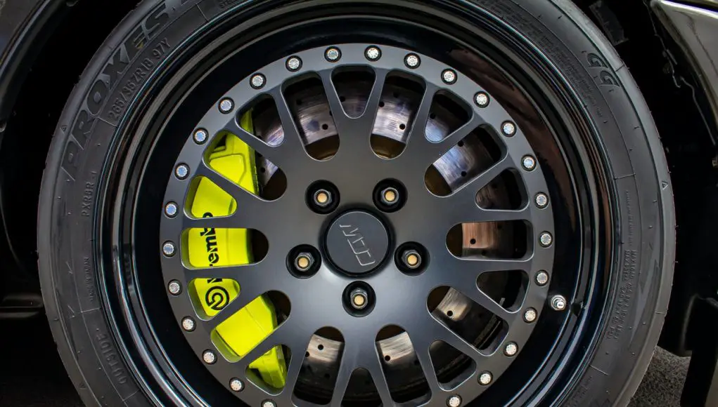 Mag Wheel of a Car in Close-up
