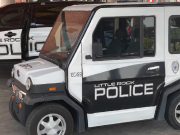 Little Rock Police patrol vehicle used to patrol the Riverfront Park and River Market