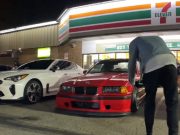 A scene from the Nationwide 7-11 car meet that went down Novmber 5, 2021