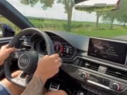 Audi RS5 brake torque launch fail