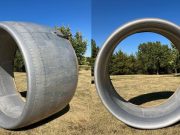 A 747 engine cowling for sale in Kansas