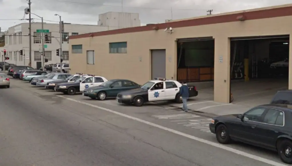 The front of the unmarked headquarters for SFPD's SWAT and Bomb Squad