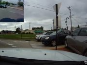 Crash at Jackson St and W Murdock Ave Roundabout in Oshkosh Wisconsin