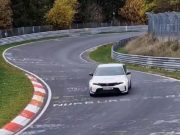 2023 Honda Civic Type R in production form testing on the Nurburgring