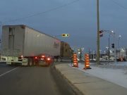 A semi-truck driver in Saint-Claire caught on dashcam commiting hit-and-run