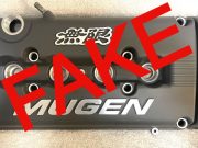 A Mugen Valve Cover that looks real but is in actuality a fake