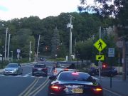 Driver crosses double yellow in Tuckahoe, NY