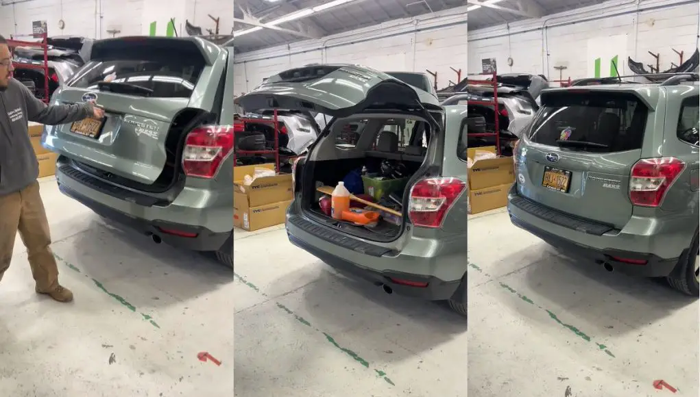 Subaru Forester liftgate rear stays fail