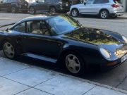 $3+ Million Porsche 959 S Prototype street parked in SF with the windows down and keys in it;.