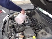 Youtuber puts milk into his engine's crankcase.