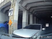 Wrong way driver at Josephine Underpass