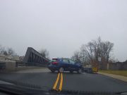 Crossover slams into bridge in Sellersville, PA all because of a cupcake,