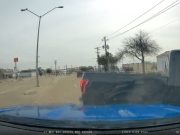 Driver in Dallas, TX fails to yield from center turn lane, gets t-boned.
