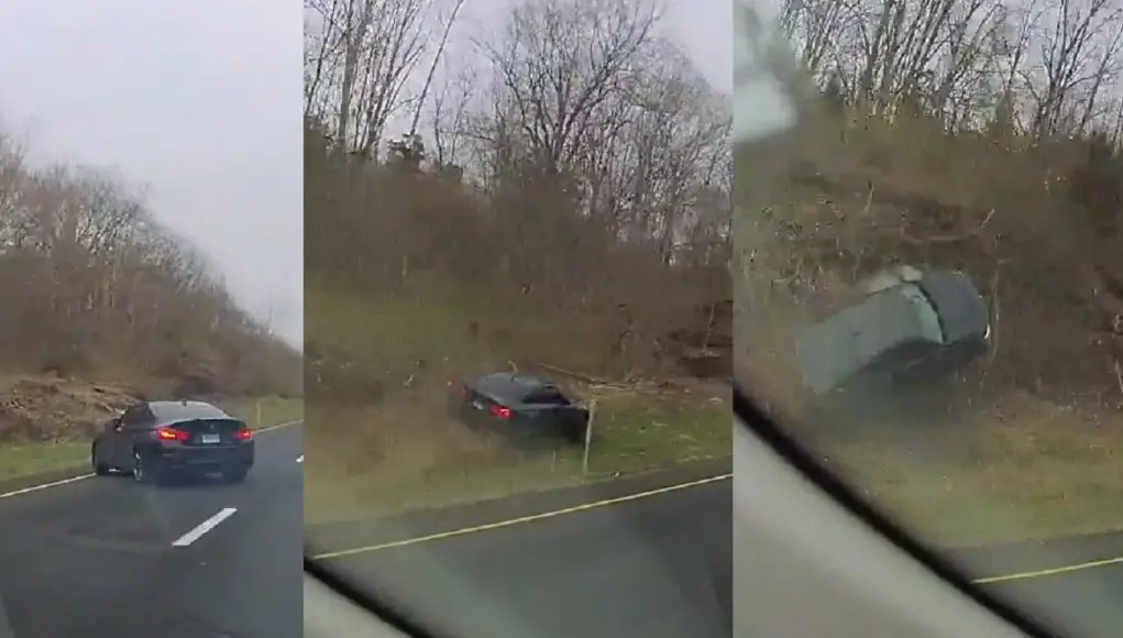 Racing BMW flips three times on CT-9 in Connecticut