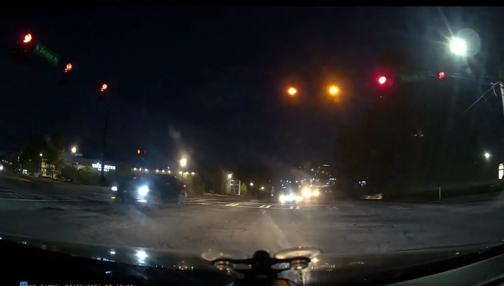 Extreme red light runner in Decatur, GA