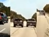 T100 driver pit maneuvers another truck in Alachua County, Florida