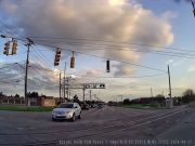 Driver in Southgate, MI misjudges a flashing yellow light and almost gets into a T-bone collision.