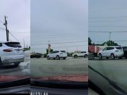 Elderly driver in Lafayette causes accident after careless no look merge.