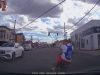 Bike swerver in North Bergen, NJ purposely swerves in front of dashcam owner's car.