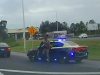 BMW driver on the Florida Turnpike pulled over for driving through a theoretical gore point.