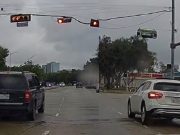 Drivers in the Westchase District caught on dashcam blatantly running red light.