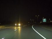 Alleged DWI/DUI driver on State Highway 71 in Columbus, TX caught on dashcam driving the wrong way.