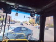 Driver gets T-boned by New Mexico ART Bus