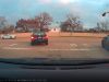 Red light runner in Richardson, TX almost t-bones car.