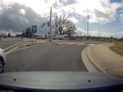 Idiot driver on 127 illegally merges over multiple lanes towards US 26 onramp nearly taking out dashcam owner.