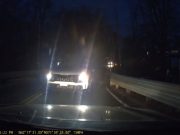 Wrong way driver in Northborough, Mass caught on dashcam almost crashing into dashcam owner on Otis St. head on.